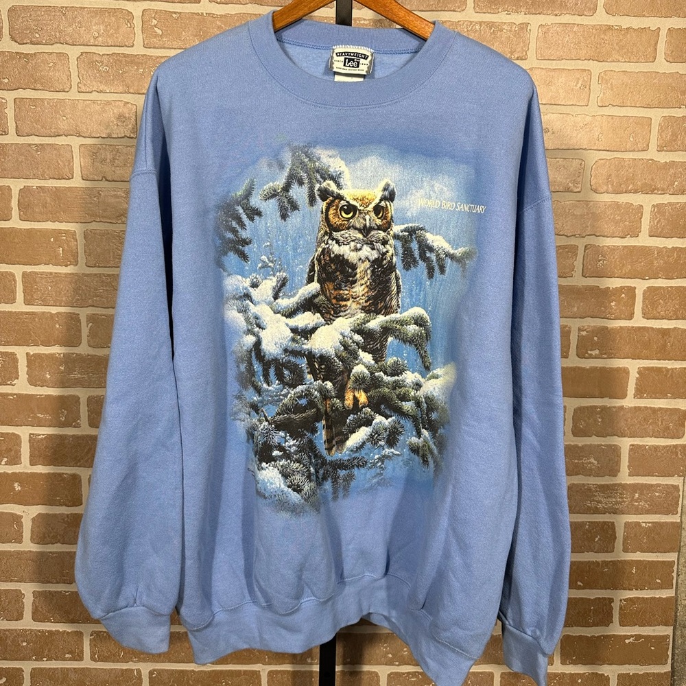 Vintage 2000 Lee’s Heavyweight Men’s Xl World Bird Sanctuary Men’s Xl
